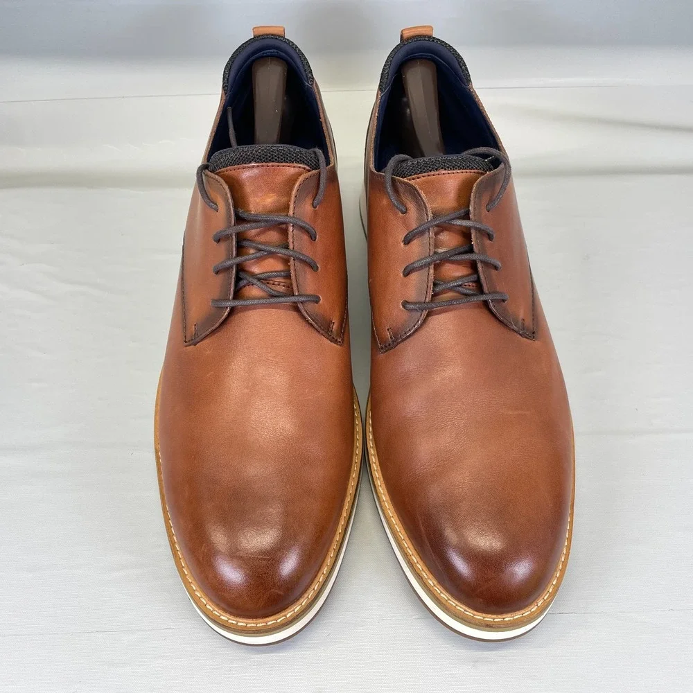 Cole Haan Grand 360 Shoes Mens Size 13 M Brown Leather Comfort Casual Sneakers